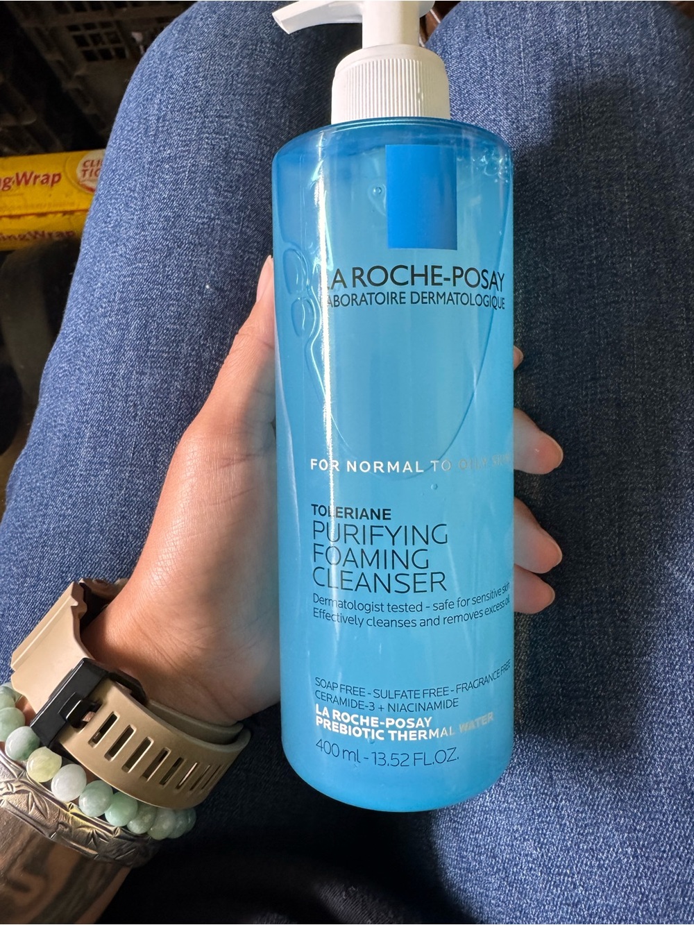 La Roche-Posay Toleriane Purifying Foaming Cleanser — Blue